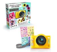 Canal Toys Appareil Photo Numérique Enfant Double Objectif - Mini Caméra Compact Jaune avec Mode Selfie pour 8+ Ans - 32 MégaPixels, Écran LCD, 20 Cadres - Carte SD 8Go Incluse
