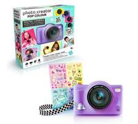 Canal Toys Appareil Photo Numérique Enfant Double Objectif - Mini Caméra Compact Violet avec Mode Selfie pour 8+ Ans - 32 MégaPixels, Écran LCD, 20 Cadres et 5 Filtres, Carte SD 4Go Incluse