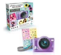 Canal Toys Appareil Photo Numérique Enfant Double Objectif - Mini Caméra Compact Violet avec Mode Selfie pour 8+ Ans - 32 MégaPixels, Écran LCD, 20 Cadres et 5 Filtres, Carte SD 4Go Incluse