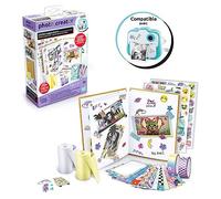 Canal Toys - Photo Creator - Coffret Album Photo Décoratif & 2 Rouleaux de Papier, 2 Planches de Stickers et 20 Cadres Photos adhésifs - CLK 007