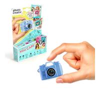 Canal Toys - Photo Creator - Mini Appareil Photo Bleu - 8 Ans + - CLK 059 | Mini Cam - Appareil Photo Enfant - 14 Filtres avec Flash et Micro - Micro SD 1GB - Format Voyage - Idée Cadeau Fille Garçon