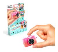 Canal Toys - Photo Creator - Mini Appareil Photo Enfant & Vidéo Numérique - Mini Caméra pour Créer des Souvenirs - Cadeau Enfant 8 Ans+ -14 Filtres- Flash+Micro - Format Voyage - CLK 075 Rose & Orange