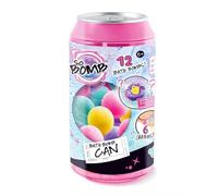 Canal Toys - So Bomb - Canette Mini Bombes de Bain - Coffret 12 Bombes Bain Parfumées + 6 Charms Surprise - Bain Relaxant & Ludique Enfant & Adulte - Idéal Cadeau Bien-Être & Détente- BBD 046