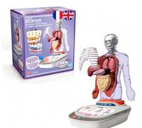 Canal Toys - So Science - Corps Humain Interactif - 8 Ans + - COS 005FR | 40 Expériences et Quiz Éducatifs - Organes Amovibles - Kit STEM Éducatif et Scientifique - Idée Cadeau Fille Garçon - FR/EN