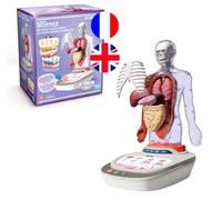 Canal Toys - So Science - Le Corps Humain Interactif - Jeu Scientifique pour Enfant dès 8 Ans - Quiz Éducatifs 40 Expériences - Organes Amovibles -Apprentissage STEM - Kit Éducatif FR/en - COS 005FR