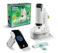 Canal Toys - So Science - Microscope Portable pour Enfant dès 8 Ans - Zoom x250 - Support Smartphone - 12 Lames, Accessoires & Sac de Transport - Kit STEM Éducatif & Scientifique - FR/en - COS 001FR