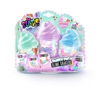 SO DIY So Slime Fluffy - Lot de 3 Slime Shakers Fluffy parfumés - Découvre une nouvelle texture de slime ! - SSC 101 - 6 ans et +