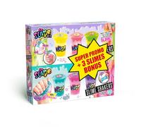 Canal Toys – Pack de 6 Slime Shakers So Slime – Activité manuelle 6 ans+ – 3 achetés 3 offerts