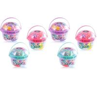 Canal Toys So Slime - Slime Bucket - 2 Bubble Slimes Géantes + 4 Décorations - Mélange & Décore sans Colle + de 30 Combinaisons - Loisir Créatif Enfant 6+ Ans - Coloris Aléatoire - SSC 393 (Lot de 2)