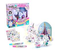 Canal Toys - La Famille Licorne, Figurines de Maman licorne lumineuse et des deux bébés à décorer - OFG 287