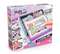 Canal Toys - Style 4 Ever - Malette Lumieuse de Diamant'Art pour Enfants de 6 Ans+ - Activité Manuelle - Idée Cadeau pour Réaliser des Créations Tendances en Diamant - OFG 300