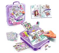 Canal Toys - Style 4 Ever - Mallette de décoration avec journal - Kit avec 250 accessoires, rubans adhésifs, autocollants, marqueurs, pochoirs - Scrapbooking Case - OFG289