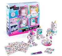 Style 4 Ever - Mini licorne, lama, paresseux, flamant rose à customiser - Deco DIY x 4 personnages-OFG 177