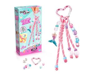 Canal Toys - Style 4 Ever - Porte-Clés DIY à Customiser - 6 Ans + - OFG 383 | Crée Ton Porte-Clés Personnalisé - DIY - 25 Accessoires - Modèle Aléatoire - Loisir Créatif - Idée Cadeau Enfant Fille Garçon