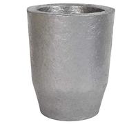 CANALHOUT Crucibles en carbure de silicium et graphite pour faire fondre le métal, résistent à des températures élevées de 1800 ℃, fonte de l'aluminium, de l'or, de l'argent, du cuivre (6 kg No.6)