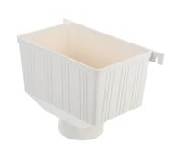 Canalisation de Gouttière Pvc Carrée Beige pour Villa, Usage Extérieur