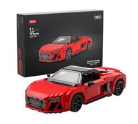 CANALLA Rastar Voiture Maquette Audi R8 Spyder - 1440 pièces | Assembler, collectionner et profiter | Réplique échelle 1:14