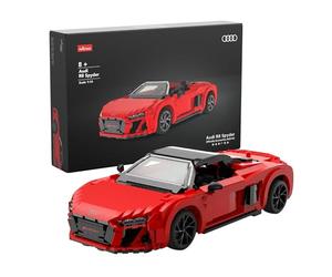 CANALLA Rastar Voiture Maquette Audi R8 Spyder - 1440 pièces | Assembler, collectionner et profiter | Réplique échelle 1:14