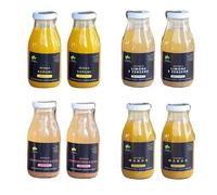 Canalotto Farm - Sélection de nectars de fruits 250 ml - Agrumes - Citron & Gingembre - Pamplemousse rose & Goyave - Mangue