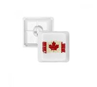 Canandian Drapeau et Feuille d'érable PBT Keycaps pour Clavier mécanique Blanc OEM sans Marquage d'impression R1 Multicolore