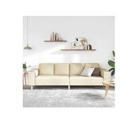 CanapA dangle droit fixe ALLURE 4 places en Polyester marron