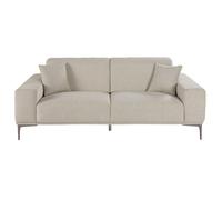 Canapé 2/3 places gris clair chiné 212x81x96cm Gris