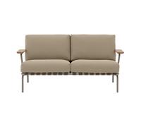 Muuto Settle Canapé d'extérieur 2 places Tissage côtelé 5/Taupe