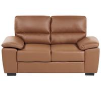 Canapé 2 places en cuir PU marron doré VOGAR