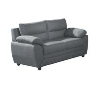 Canapé 2 places en tissu anthracite MANOA