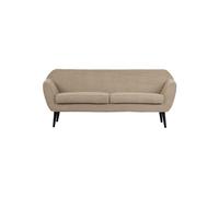 Canapé 2 places en tissu beige Rocco