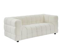 Canapé 2 places en tissu bouclette blanc ivoire LERICI de Pascal Morabito