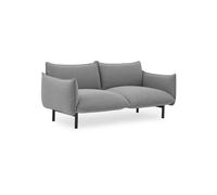 Canapé 2 places en tissu gris Ark