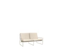 Canapé 2 Places Ferm Living Desert en Tissu Bou achemire/ Blanc Cassé