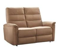 Canapé 2 places fixe en tissu polyester marron glacé - RHODAY - ALTOBUY Marron