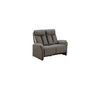 AltoBuy Canapé 2 Places Fixe New Nobuck Gris foncé et Beige - Odeon