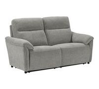 Canapé 2 Places Fixe Tissu Gris Chiné - MAZARO - ALTOBUY Gris G