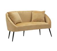 Canapé 2 Places Imitation Fourrure "Soffy" 137cm Marron