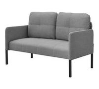 Canapé 2 places Reichling 77 x 119 x 69 cm gris [en.casa] gris G