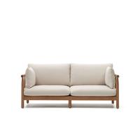 Canapé 2 places Sacova en bois d'eucalyptus massif 195 cm