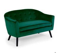 Canapé 2 places scandinave Savoy Velours Vert