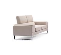 Menzzo Canapé Barth 2 Places Tissu Beige