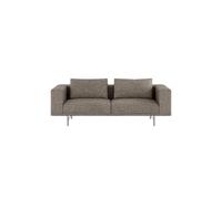 Canapé 2 Places Vipp Loft, Coloris Bark Umber/ Blanc cassé/Acier Inoxydable