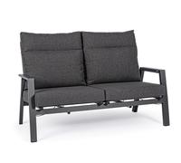 Canapé 2P Re C Kledi Anthracite Jx55