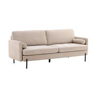 - Pouf cube en polyester bouclette Neapel