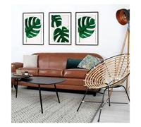 Canapé 3 places camel en croute de cuir enduite - club