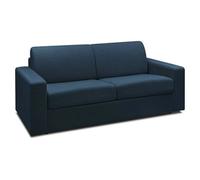 Canapé 3 places convertible express en tissu bleu nuit COGLIO