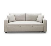 Canapé 3 Places Convertible "Zolan" 194cm Beige