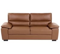 Canapé 3 places en cuir PU marron doré VOGAR