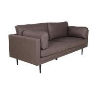 Canapé 3 Places en Microfibre "Boom" 203cm Marron