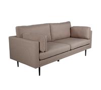 Canape droit [en.casa] 2 places en tissu beige 203 x 203 x 92 cm